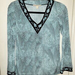 Michael Kors top size small excellent condition snake skin print